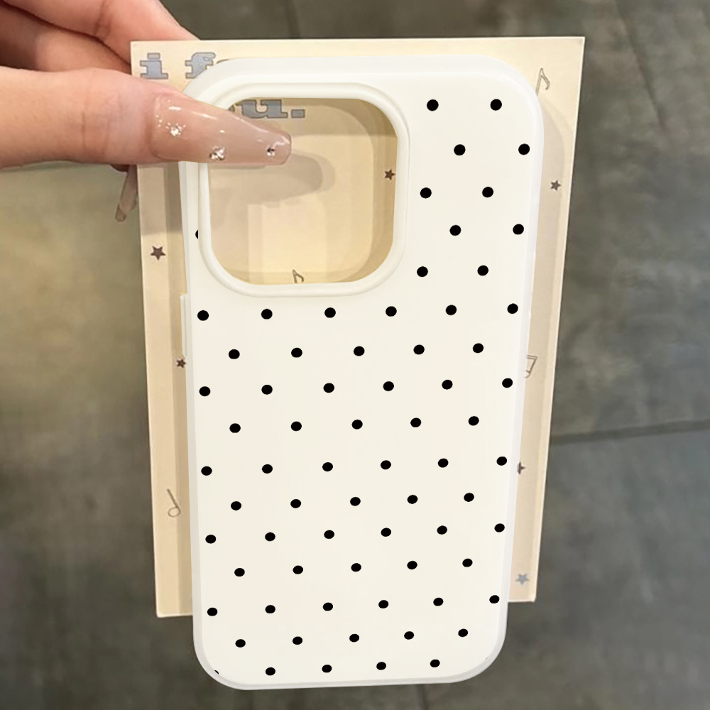 Phone Cases Galaxy S23 - Casing Minimalis Motif Polka Dot Anti