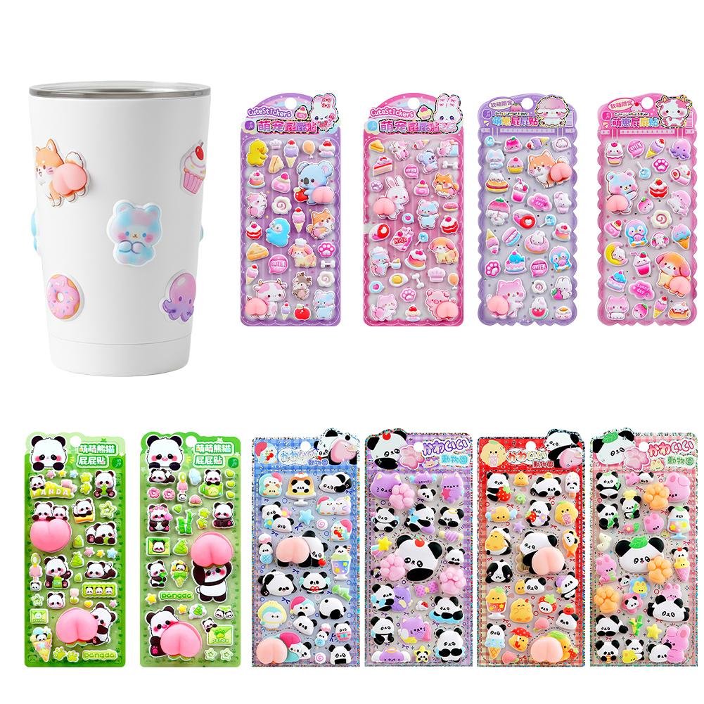 Phone Cases Kids - Stiker Karet Penghilang Stres Kartun Panda