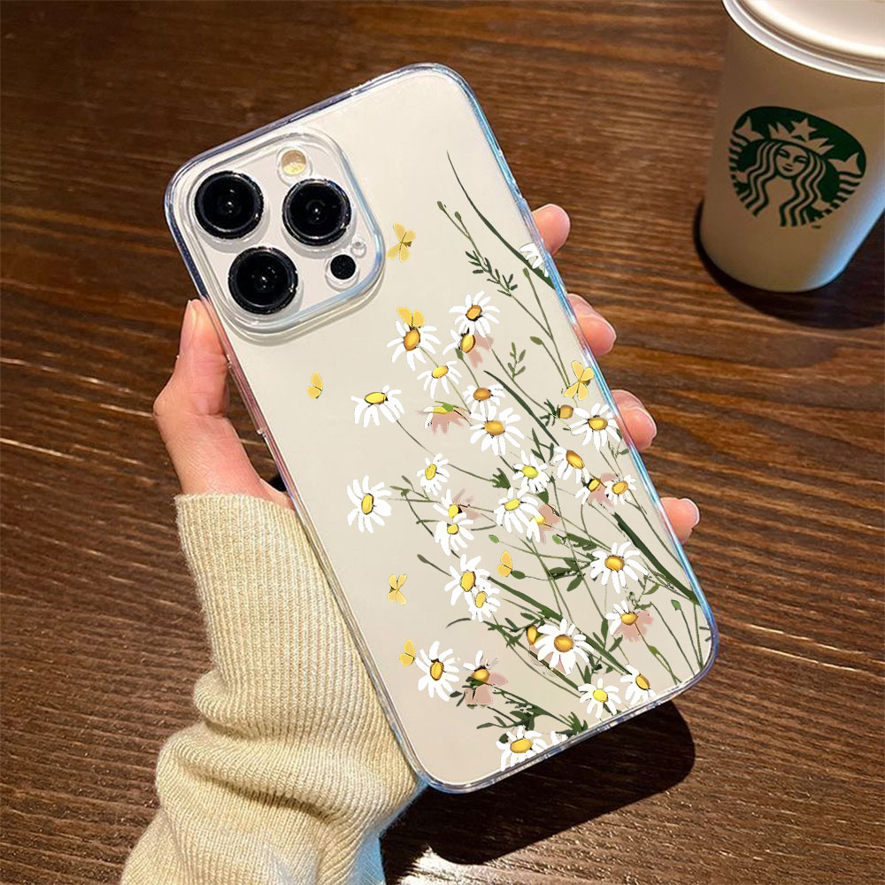 Phone Cases Iphone 16 Pro Max - Casing HP Daisy Baru Untuk iPhone