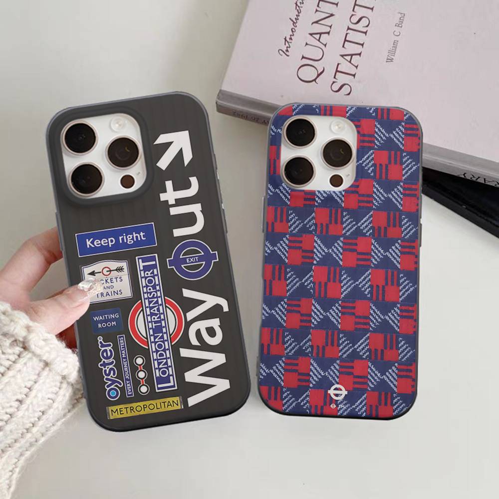 Phone Cases London - Casing Ponsel L-London U-Underground untuk IPhone