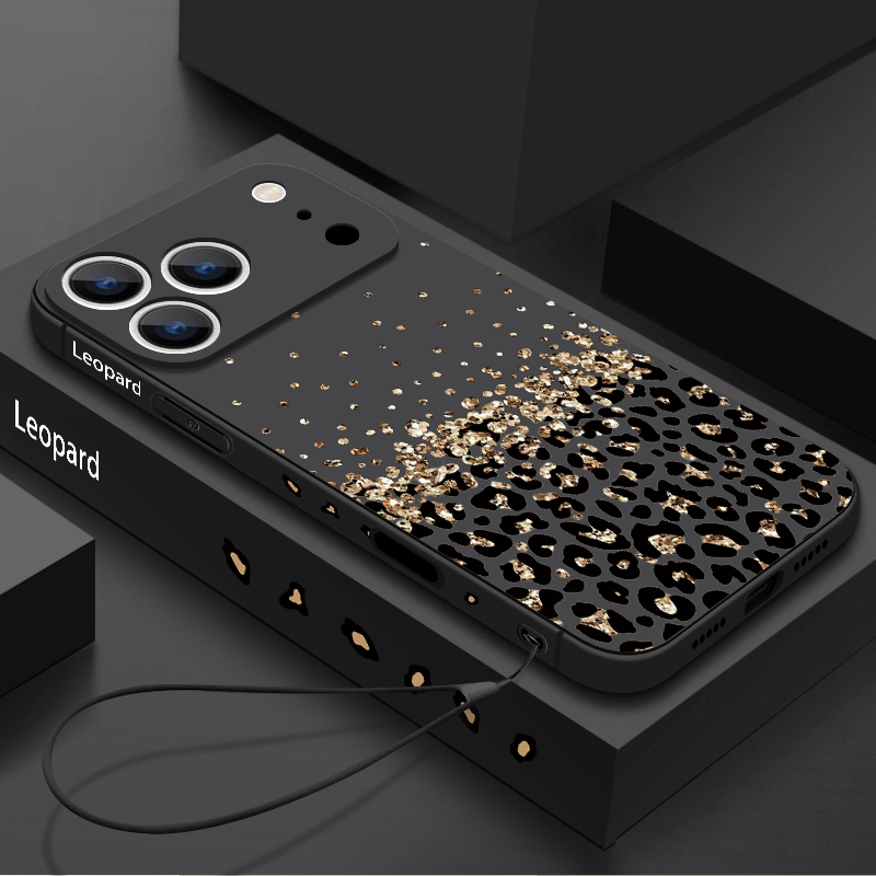 Phone Cases Leopard Print - Casing Ponsel Motif Leopard Print dengan