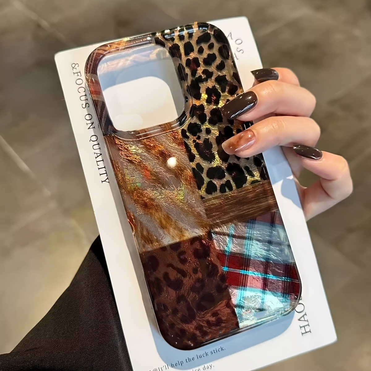 Phone Cases Leopard Print - Casing Ponsel Desain Leopard Print dan