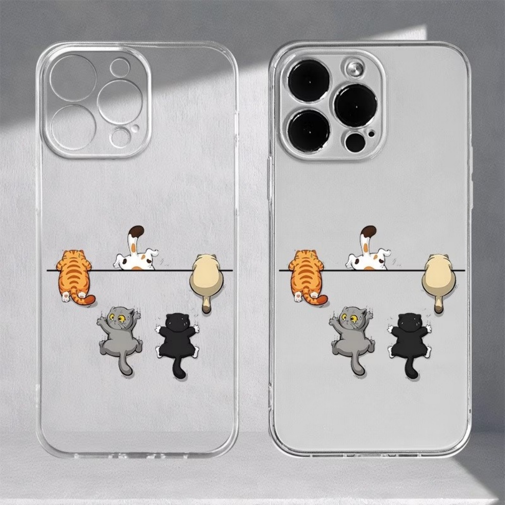 Phone Cases Mous - Casing HP Motif Lima Kucing Lucu
