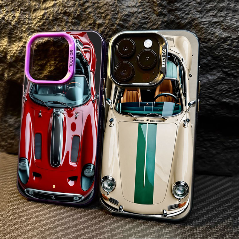 Xiaomi Redmi Note 14 - Casing Ponsel Desain Menarik Bergambar Mobil
