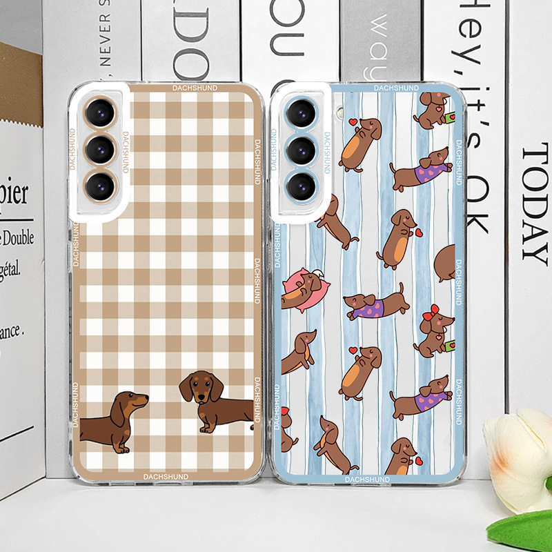 Phone Cases Galaxy S23 - Casing Ponsel Anjing Sosis Lucu untuk