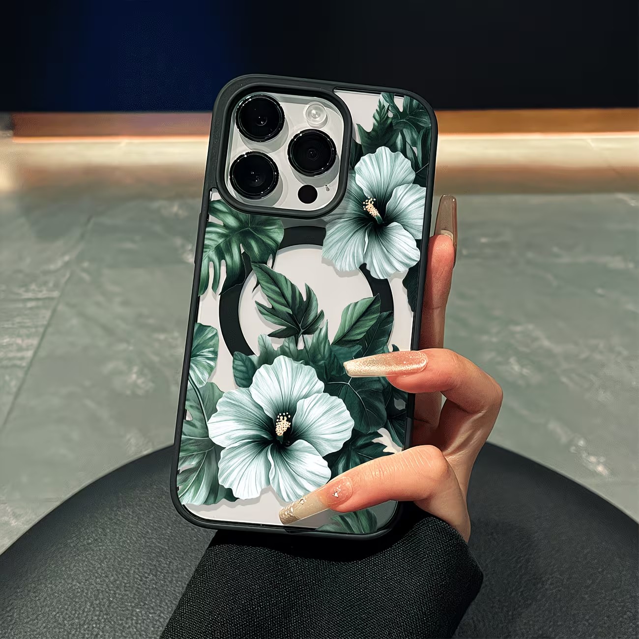 Phone Cases Mous - Casing Ponsel Motif Bunga Hijau Untuk