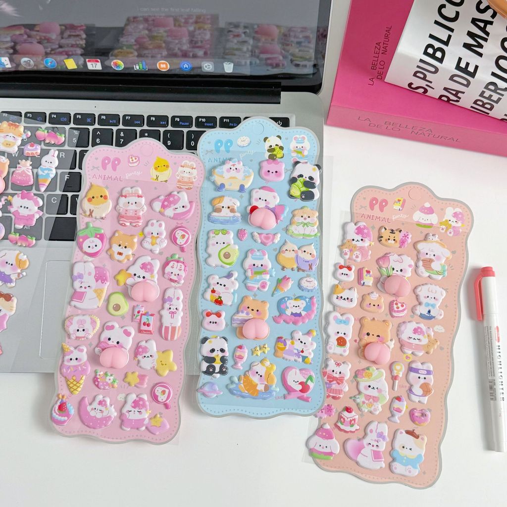 4 Buah Stiker Anak 3D Lembut B - Phone Cases Kids ulasan dan harga