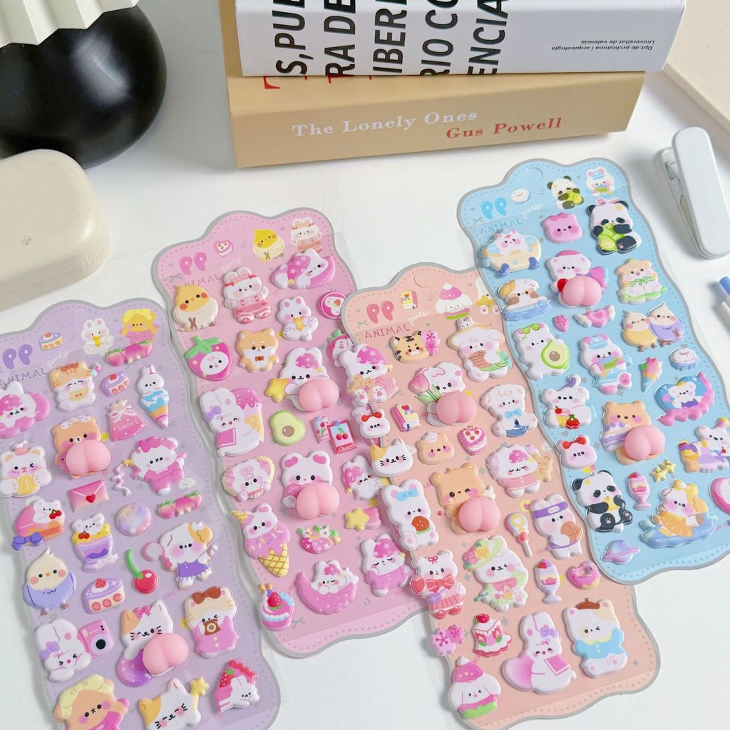 4 Buah Stiker Anak 3D Lembut B - Phone Cases Kids ulasan dan harga
