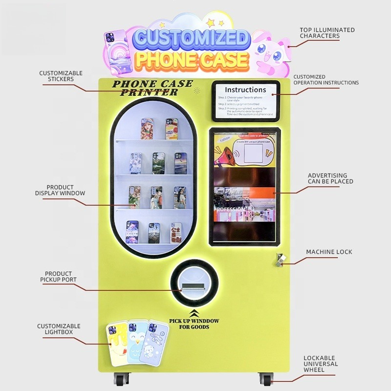 Mesin Cetak Casing HP Inovatif - Phone Cases Vending Machine ulasan dan harga