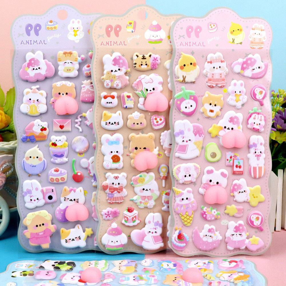 2/4 Buah Stiker 3D Lembut Bent - Phone Cases Kids ulasan dan harga