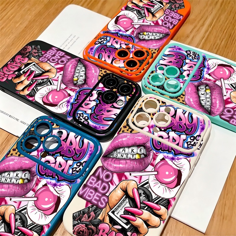 Casing Ponsel Motif Grafiti Bi - Phone Cases Iphone 16 Pro Max ulasan dan harga
