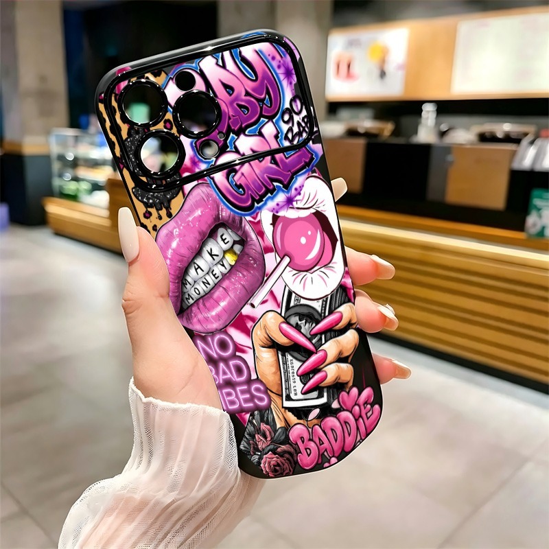 Casing Ponsel Motif Grafiti Bi - Phone Cases Iphone 16 Pro Max ulasan dan harga