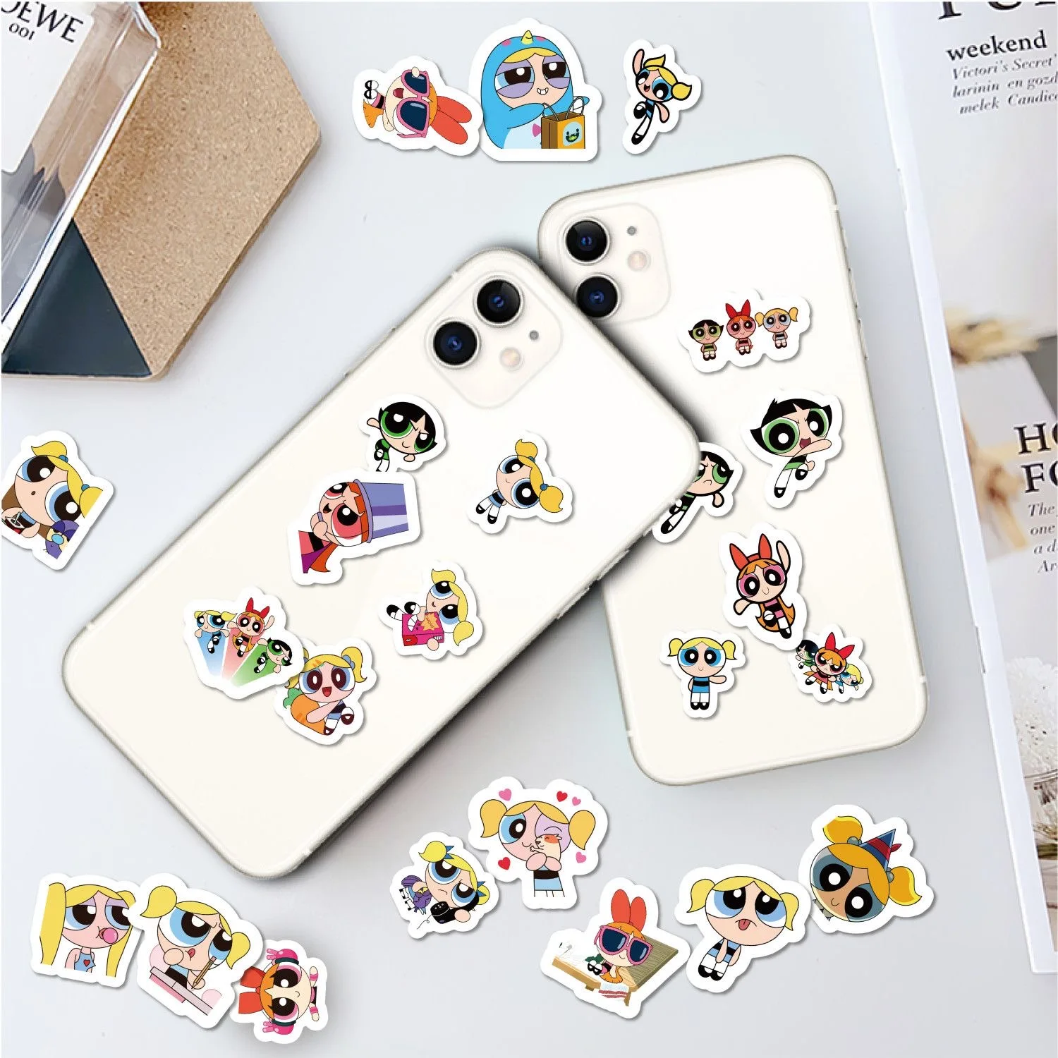 100 Buah Stiker Powerpuff Girl - Phone Cases Kids ulasan dan harga