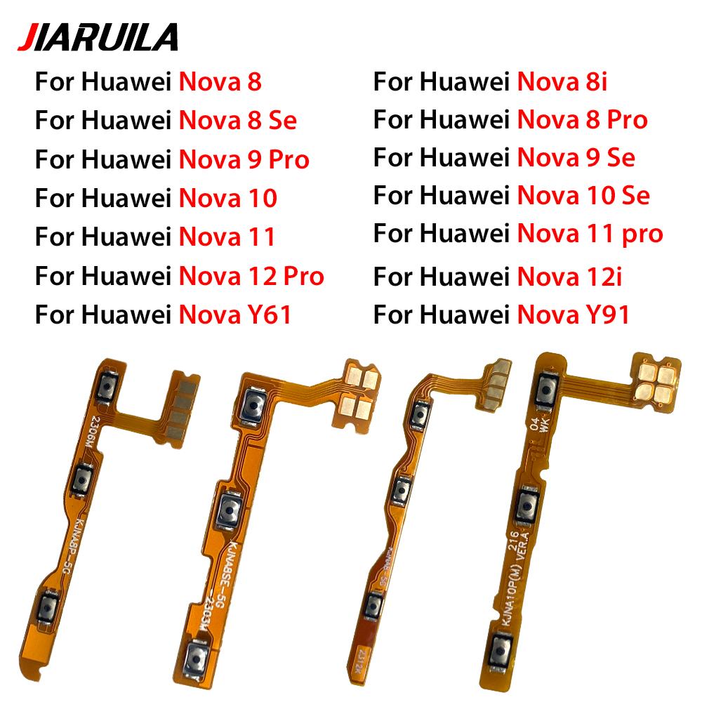 10 PCS Tombol Power On/Off Tom - Huawei Nova 12 ulasan dan harga