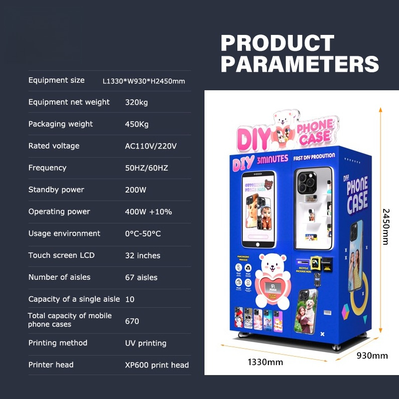Mesin Cetak Casing Ponsel Kust - Phone Cases Vending Machine ulasan dan harga
