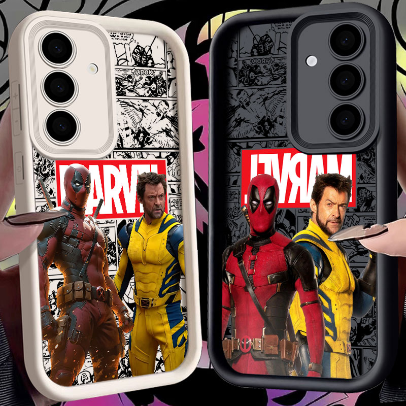 Casing Marvel Deadpool dan Wol - Phone Cases Galaxy S23 ulasan dan harga