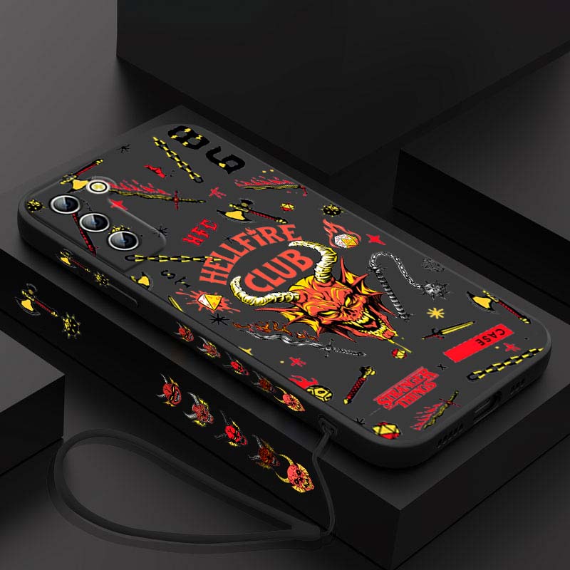 Stranger Things Red Hell Demon - Phone Cases Galaxy S23 ulasan dan harga