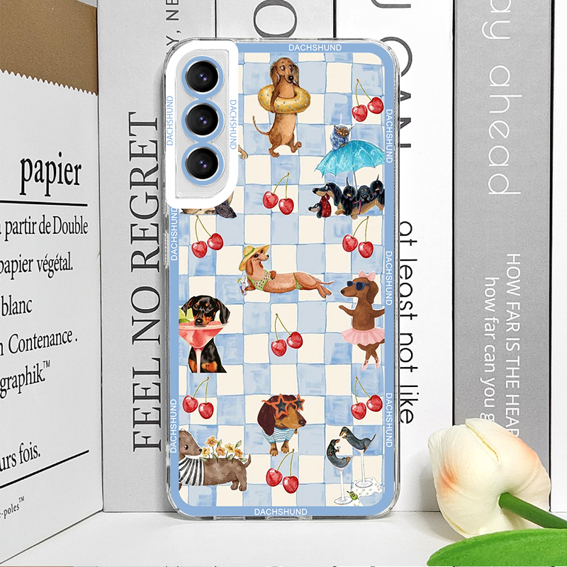 Casing Ponsel Anjing Sosis Luc - Phone Cases Galaxy S23 ulasan dan harga
