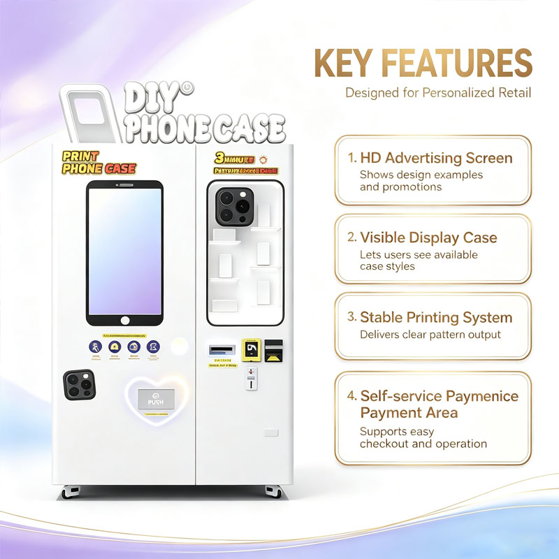 Mesin Penjual Otomatis Casing  - Phone Cases Vending Machine ulasan dan harga