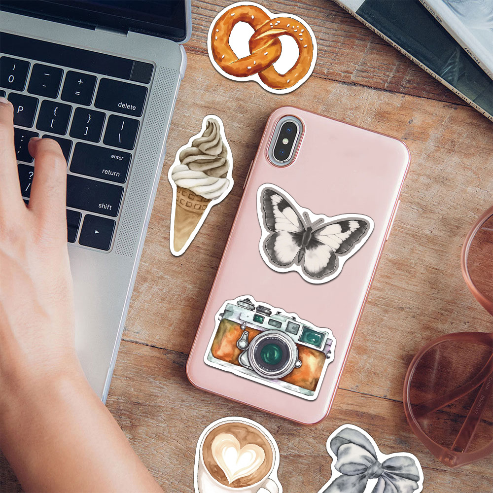 50 Buah Stiker Grafiti Retro D - Phone Cases Kids ulasan dan harga