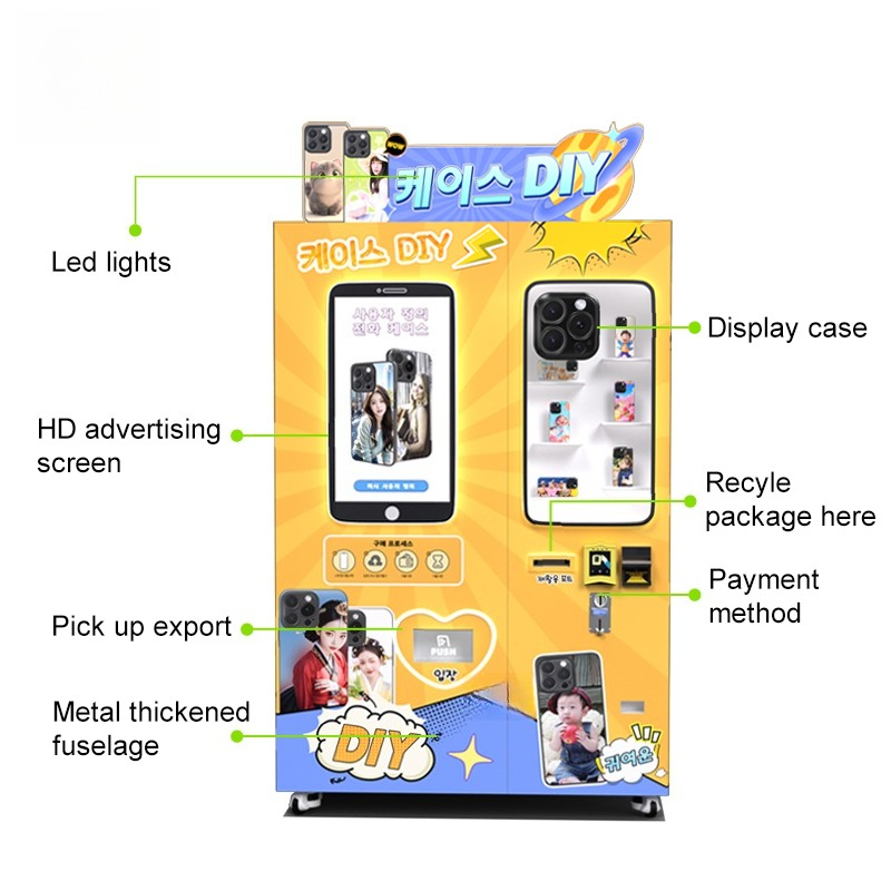 Mesin Cetak Casing Ponsel Otom - Phone Cases Vending Machine ulasan dan harga