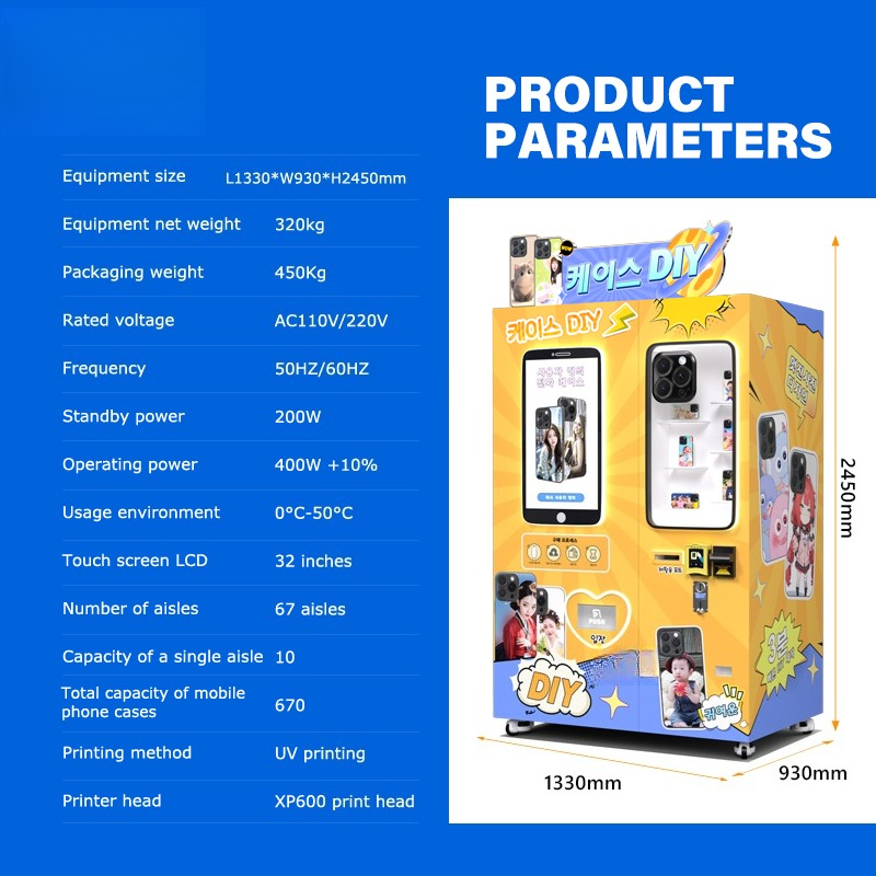 Mesin Cetak Casing Ponsel Otom - Phone Cases Vending Machine ulasan dan harga